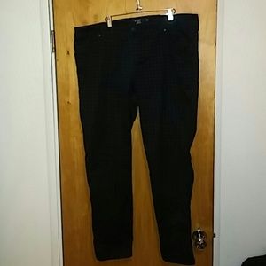 Torrid denim black&grey houndstooth size22R